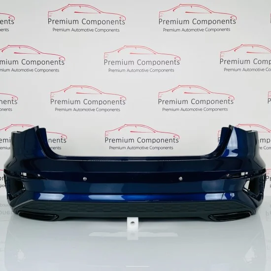 Audi A3 Rear Bumper Skin Genuine Blue S Line Saloon - Grade A - 2020 – 2023 Audi A3 Rear Bumper Skin Genuine Blue S Line Saloon - Grade A - 2020 – 2023