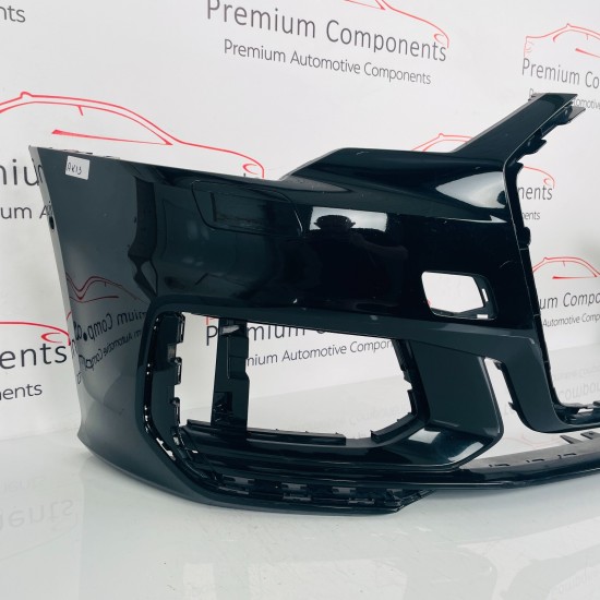 Audi A6 Front Bumper Skin Genuine Black S Line C8 Avant Saloon 2018 - 2022 [ak13 Audi A6 Front Bumper Skin Genuine Black S Line C8 Avant Saloon 2018 - 2022 [ak13