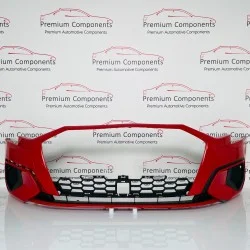 Audi A3 Front Bumper Genuine Red Se Hatchback 2020 - 2023 [aa96]