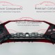 Audi A3 Front Bumper Genuine Red Se Hatchback 2020 - 2023 [aa96]