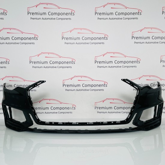 Audi A6 Front Bumper Skin Genuine Black S Line - No Repairs - 2018 - 2022 [aj35]