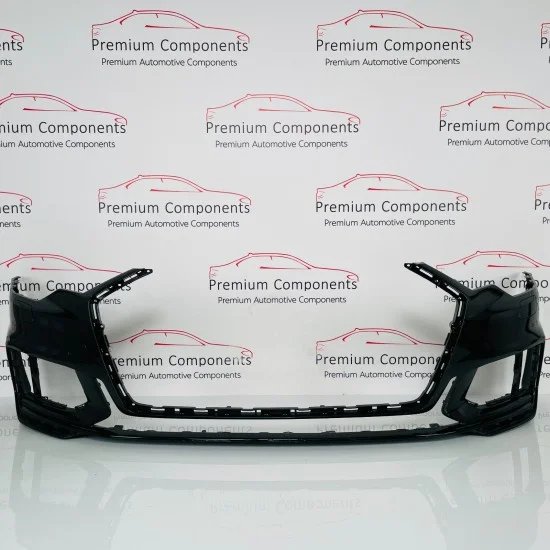 Audi A6 Front Bumper Skin Genuine Black S Line - No Repairs - 2018 - 2022 [aj35]