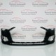 Audi A6 Front Bumper Skin Oem Black C8 Se Sport Avant Saloon 2018 - 2024 [aj34]