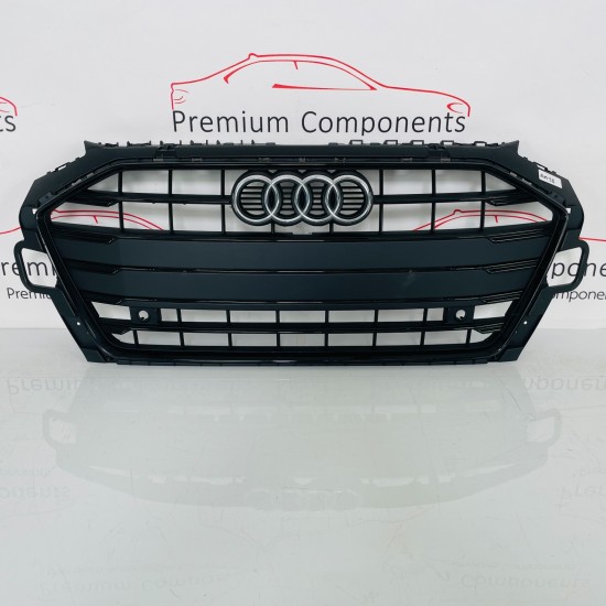 Audi A4 S-line Front Grill Genuine Black B9 S4 Shadow Line 2020 - 2023 [am38]