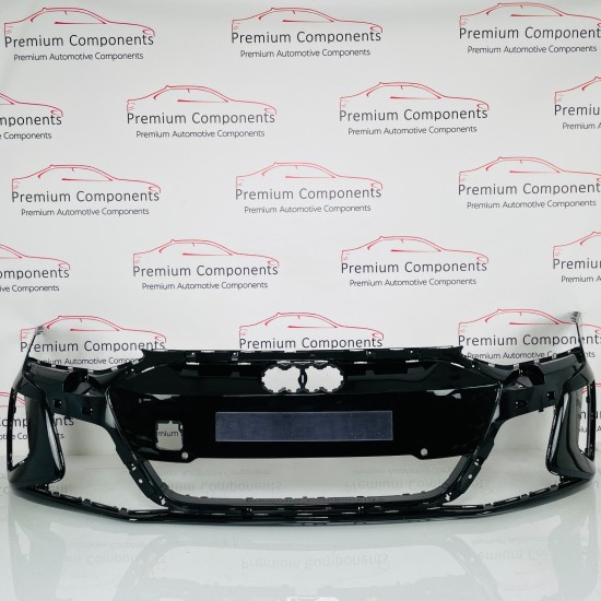 Audi E-tron Gt Rs Front Bumper Skin Genuine Black 2019 - 2024 [an12]