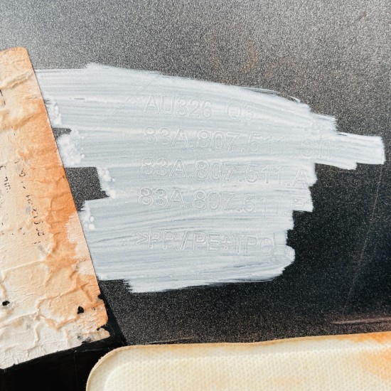 Audi Q3 Rear Bumper Skin Genuine White S Line With Diffuser 2018 – 2023 [p75]