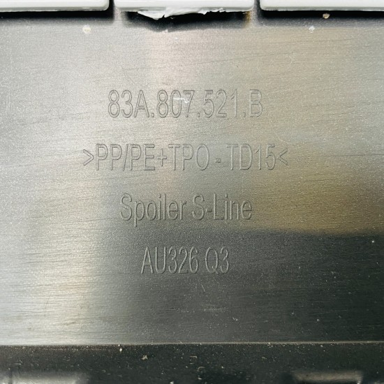 Audi Q3 Rear Bumper Skin Genuine White S Line With Diffuser 2018 – 2023 [p75]