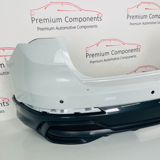 Audi Q3 Rear Bumper Skin Genuine White S Line With Diffuser 2018 – 2023 [p75]