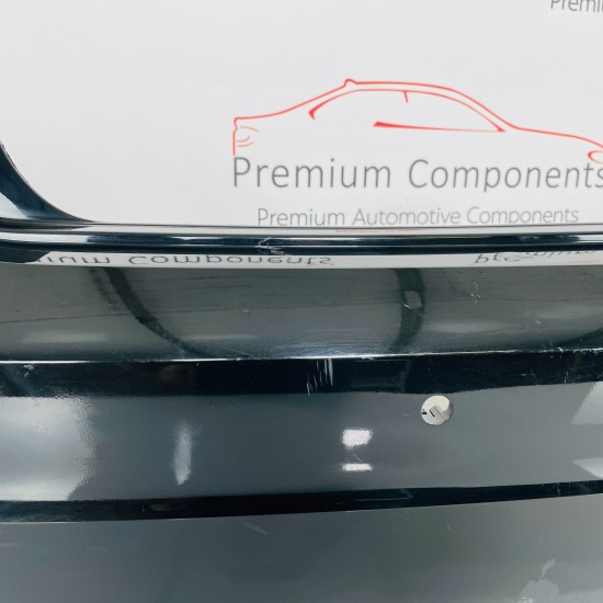 Audi A1 Rear Bumper Genuine Black Se Basis With Diffuser 2019-2022 [s60]