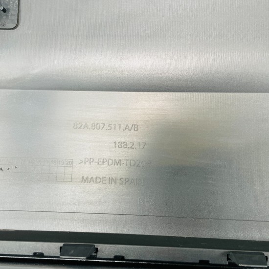 Audi A1 Rear Bumper Genuine Black Se Basis With Diffuser 2019-2022 [s60]