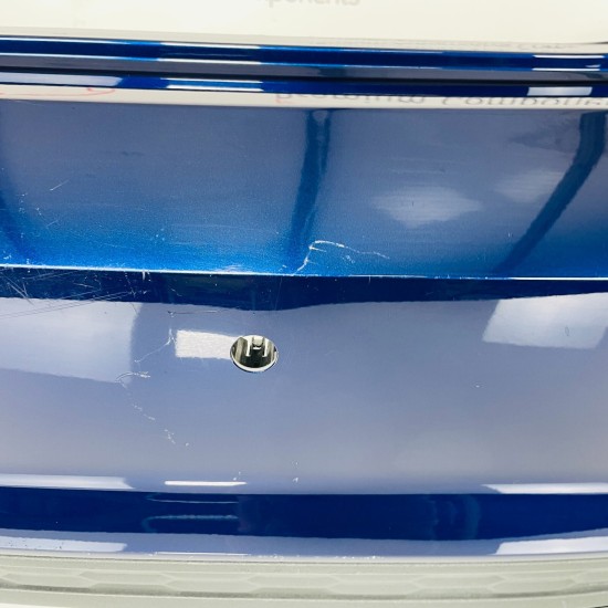Audi A3 Saloon Rear Bumper Genuine Blue S Line -no Repairs - 2020 – 2023 [ab34]