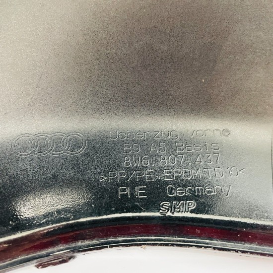 Audi A5 B9 Front Bumper Skin Genuine Black Se Coupe 2016 - 2020 [a125]