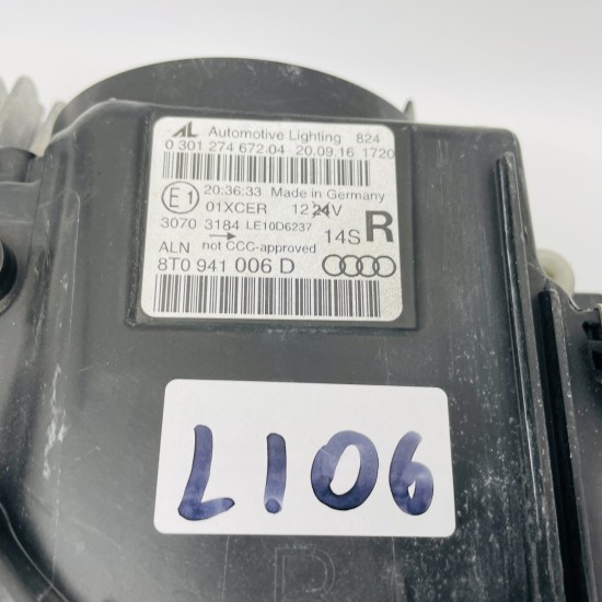 Audi A5 Headlight Right Offside Driver Xenon Headlamp 2012 - 2016 [l106]