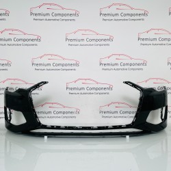 Audi A6 Front Bumper Genuine Black C8 Se Sport Avant Saloon 2018 - 2024 [ao18]