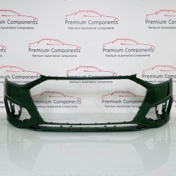 Audi A4 Front Bumper Genuine Green B9.5 Se Face Lift With Pdc 2019 - 2024 [ao15]