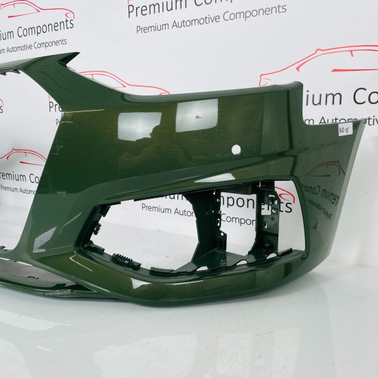 Audi A4 Front Bumper Genuine Green B9.5 Se Face Lift With Pdc 2019 - 2024 [ao15]