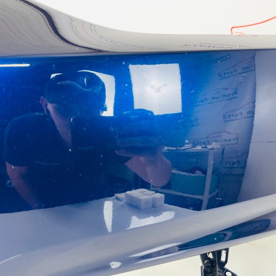 Audi A4 Front Bumper Genuine Blue B9.5 Se Face Lift With Pdc 2019 - 2024 [ao13]