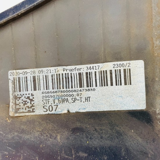 Audi A4 Front Bumper Genuine Blue B9.5 Se Face Lift With Pdc 2019 - 2024 [ao13]