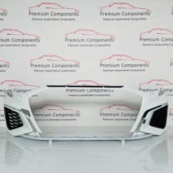 Audi A3 Front Bumper Skin Oem White S Line Hatchback Sportback 2020 - 2024 [aa60 Audi A3 Front Bumper Skin Oem White S Line Hatchback Sportback 2020 - 2024 [aa60