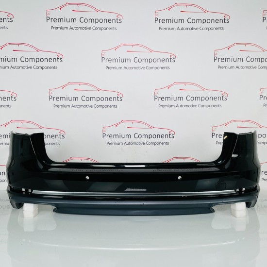 Audi A4 Rear Bumper Genuine Black S4 S-line B9 Avant Estate 2015 - 2018 [ao98]