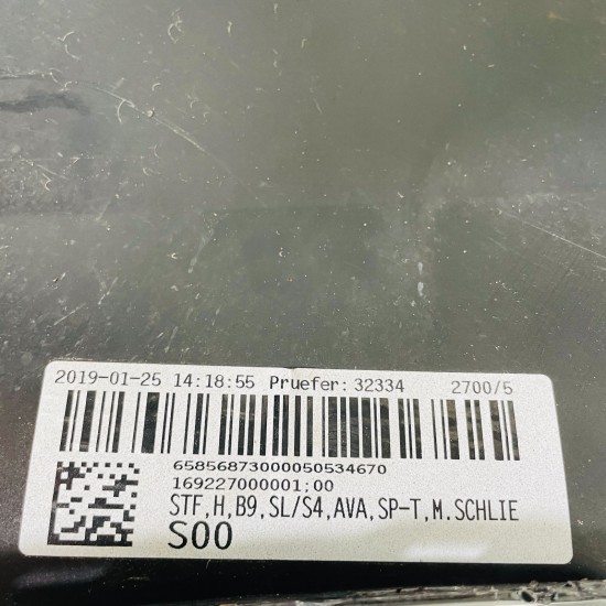 Audi A4 Rear Bumper Genuine Black S4 S-line B9 Avant Estate 2015 - 2018 [ao98]