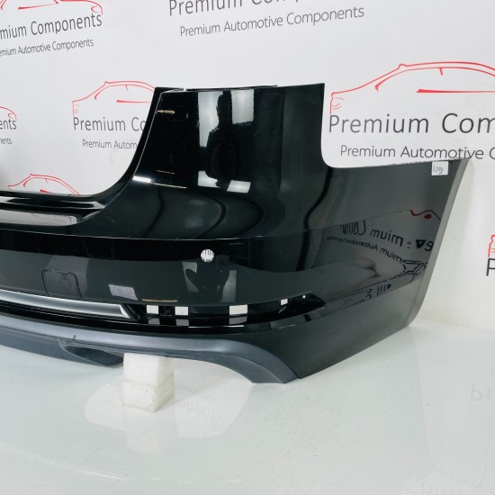 Audi A4 Rear Bumper Genuine Black S4 S-line B9 Avant Estate 2015 - 2018 [ao98]