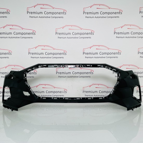 Audi Q8 E Tron Front Bumper Genuine Black With Jet Washers 2019 - 2023 [ao74]