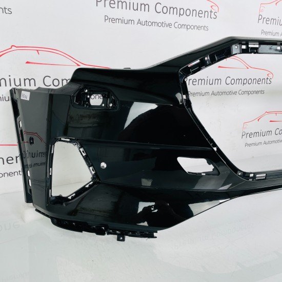 Audi Q8 E Tron Front Bumper Genuine Black With Jet Washers 2019 - 2023 [ao74]