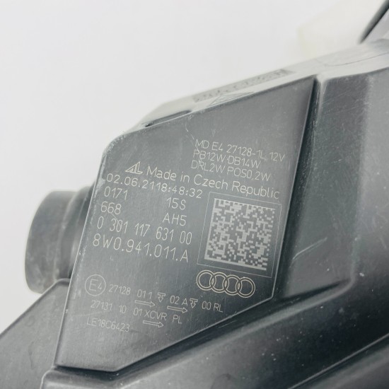 Audi A4 B9 Headlight Genuine Led S4 Lift Left Passenger Side 2019 - 2022 [l128]