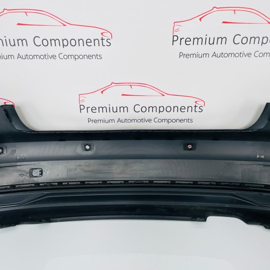 Audi A1 Rear Bumper Genuine Black Se Basis With Diffuser 2019-2022 [s60]