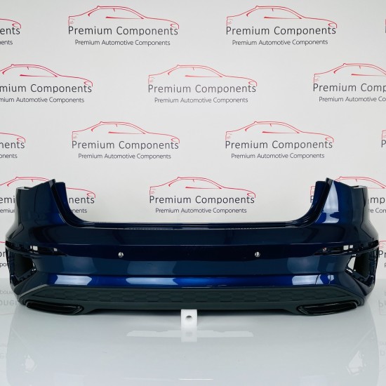 Audi A3 Saloon Rear Bumper Genuine Blue S Line -no Repairs - 2020 – 2023 [ab34]
