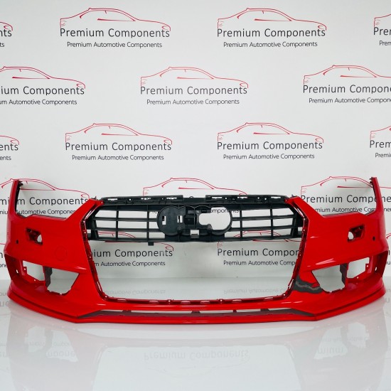Audi A7 Front Bumper Skin Genuine Red S Line Face Lift 2015 - 2019 [k151]