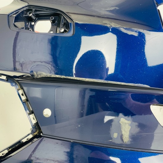 Audi Q8 E Tron Front Bumper Genuine Blue With Jet Washers 2019 - 2023 [an132]