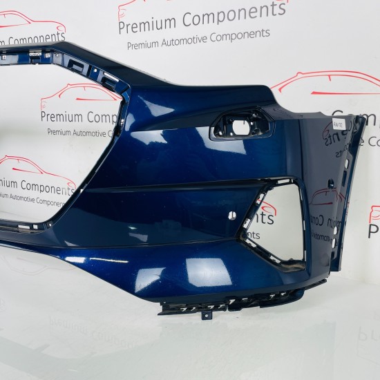 Audi Q8 E Tron Front Bumper Genuine Blue With Jet Washers 2019 - 2023 [an132]