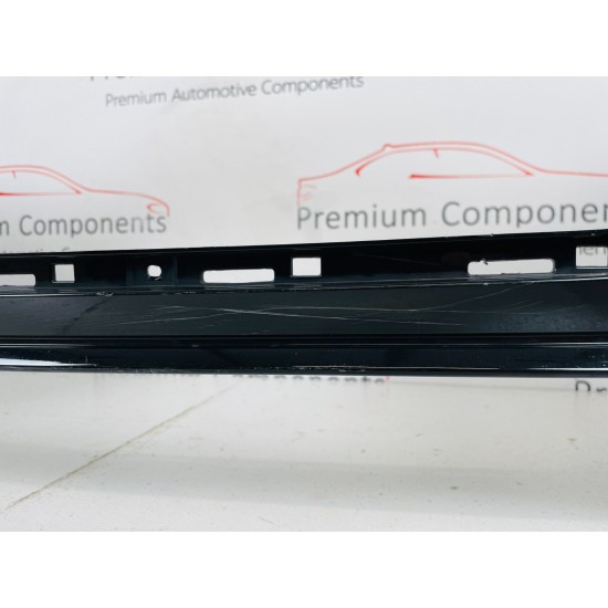 Audi Q8 E Tron Front Bumper Skin Genuine Black 2019 - 2023 [c18]