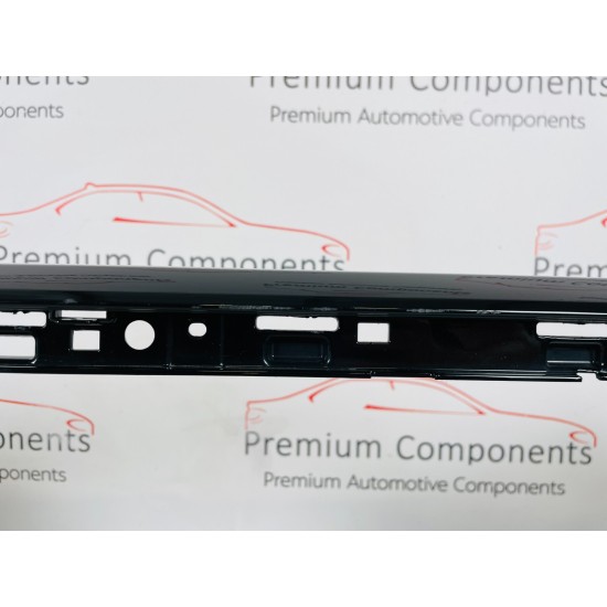 Audi Q8 E Tron Front Bumper Skin Genuine Black 2019 - 2023 [c18]