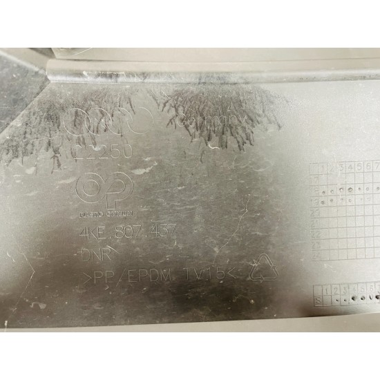 Audi Q8 E Tron Front Bumper Skin Genuine Black 2019 - 2023 [c18]