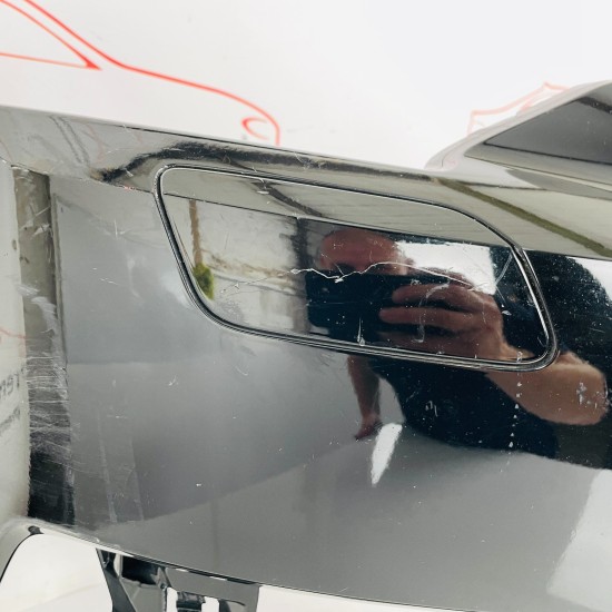 Audi A6 Front Bumper Genuine Black C8 Se Sport Avant Saloon 2018 - 2024 [ao18]