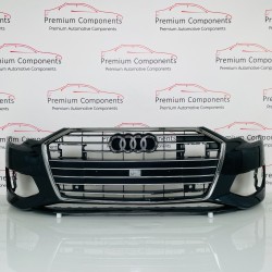 Audi A6 Front Bumper Genuine Grey C8 Se Sport Avant Saloon 2018 - 2024 [ao12]