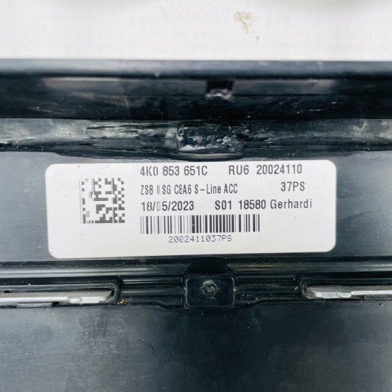 Audi A6 Front Bumper Genuine Grey C8 Se Sport Avant Saloon 2018 - 2024 [ao12]