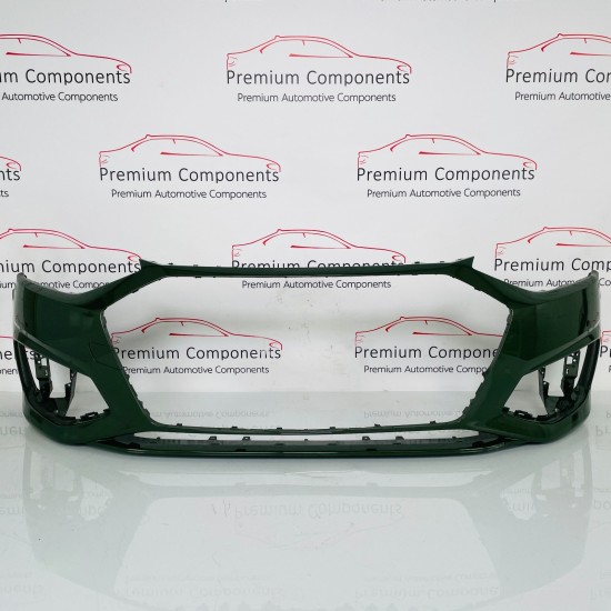Audi A4 Front Bumper Genuine Green B9.5 Se Face Lift With Pdc 2019 - 2024 [ao15]
