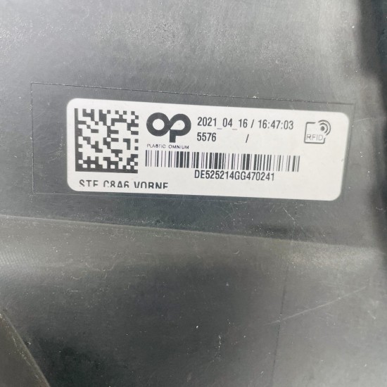 Audi A6 C8 Front Bumper Genuine Black Se Sport Avant Saloon 2018 - 2024 [ao19]