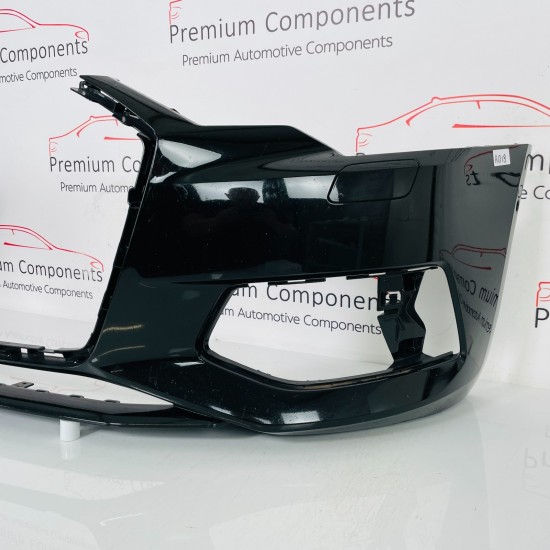 Audi A6 C8 Front Bumper Genuine Black Se Sport Avant Saloon 2018 - 2024 [ao19]