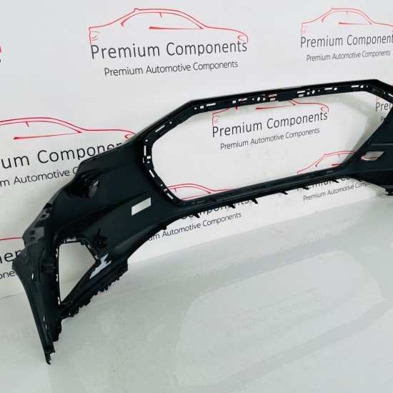 Audi Q8 E Tron Front Bumper Genuine Black With Jet Washers 2019 - 2023 [ao74]