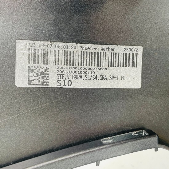 Audi A4 Front Bumper Skin Genuine Daytona Grey B9 S-line S4 2019 - 2022 [al30]