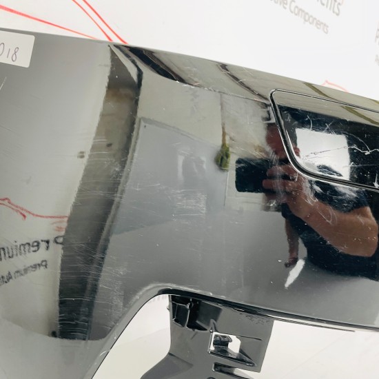 Audi A6 Front Bumper Genuine Black C8 Se Sport Avant Saloon 2018 - 2024 [ao18]