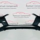 Audi A6 Front Bumper Genuine Black C8 Se Sport Avant Saloon 2018 - 2024 [ao18]
