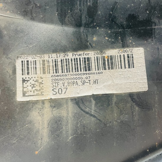 Audi A4 Front Bumper B9 Se Face Lift Genuine Black 8w0807437ah | 2019 - 2022