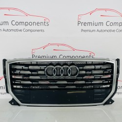 Audi Q2 Front Grill S Line Genuine Black 83a853651e | 2016 - 2021 [zb44]