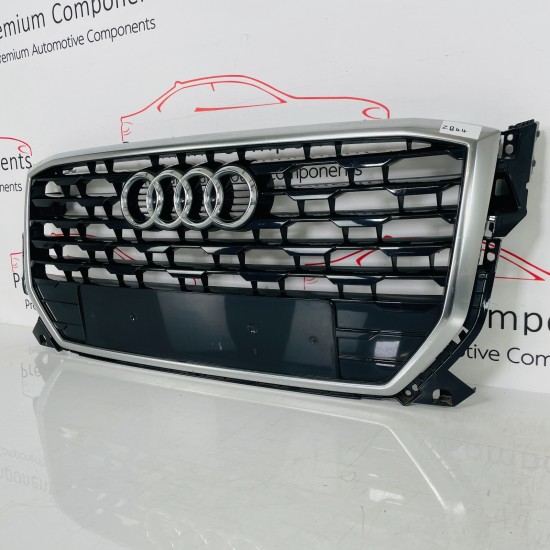 Audi Q2 Front Grill S Line Genuine Black 83a853651e | 2016 - 2021 [zb44]